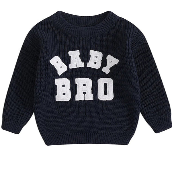 Baby Bro Knit Jumper Navy
