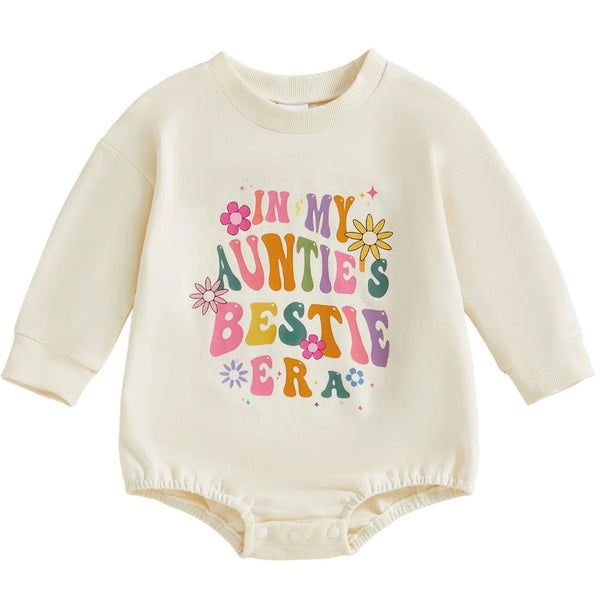In My Auntie Era Romper Cream