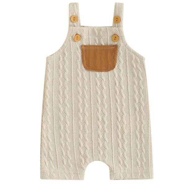 Jacob Knit Overalls Cream
