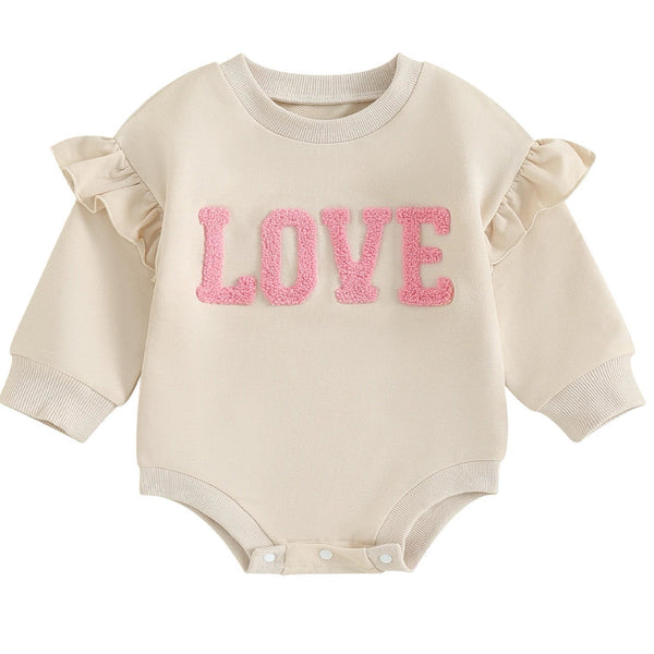 Love Flutter Romper Cream