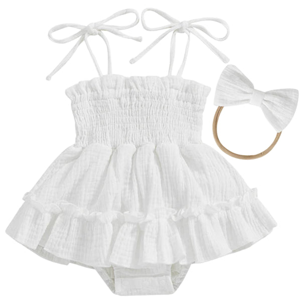 Alexia Romper White