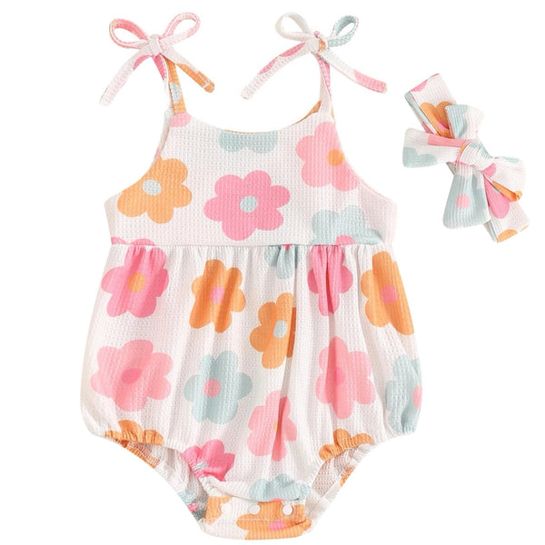 Shari Sling Romper Floral
