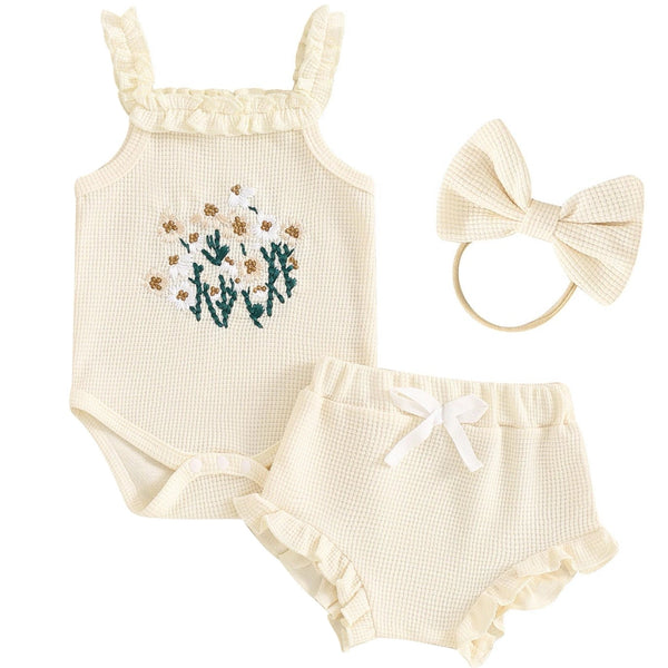 Pixie Floral Set Cream