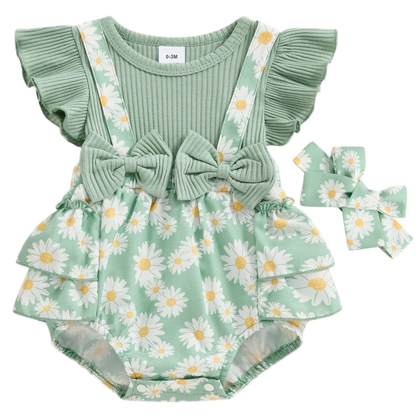 Mia Daisy Romper Ocean