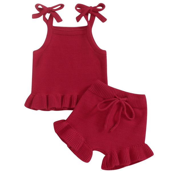 Melanie Knit Set Ruby