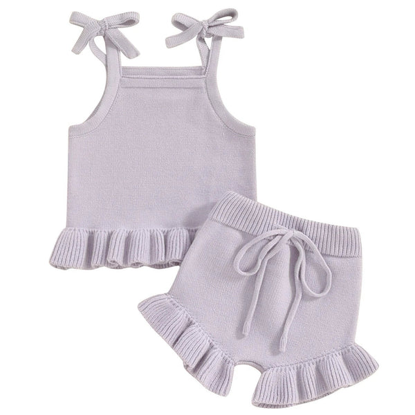 Melanie Knit Set Purple
