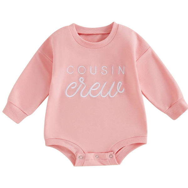 Cousin Crew Romper Pink