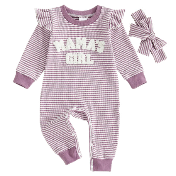 Mama’s Girl Baby Girl Long Sleeve Romper