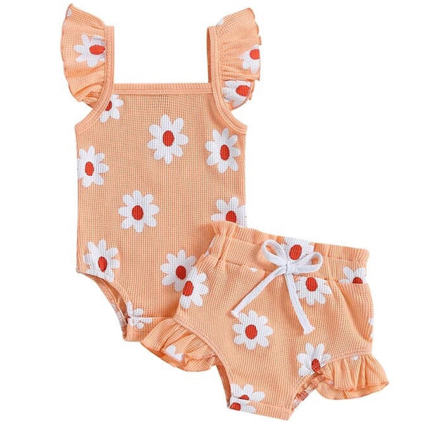 Riley Daisy Set Orange