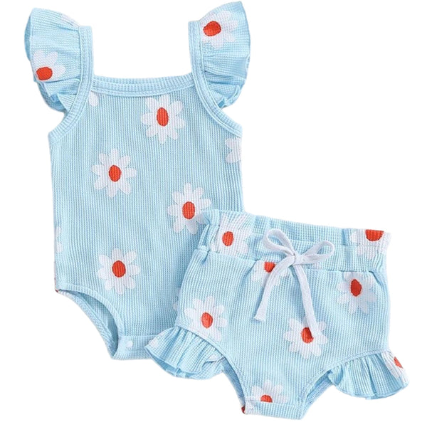 Riley Daisy Set Blue