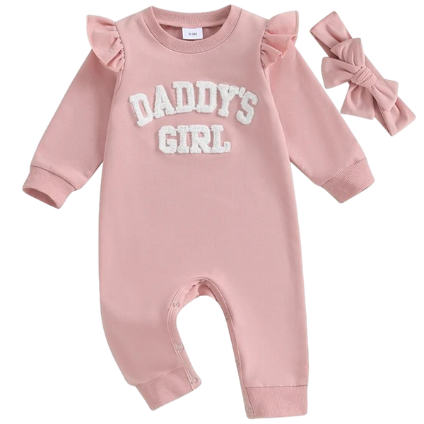 Daddy's Girl Jumpsuit Pink