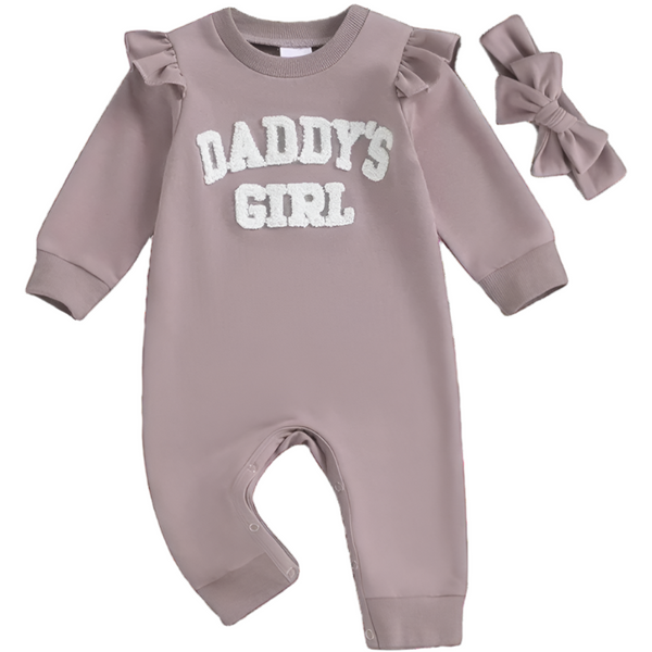 Daddy's Girl Jumpsuit Purple
