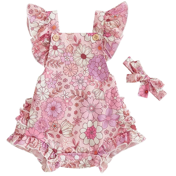 Kaela Romper Pink Floral