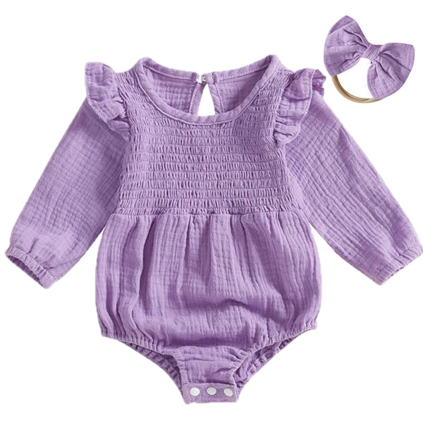 Sierra Romper Purple