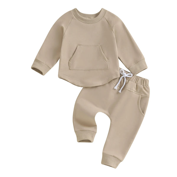 Hayden Dip Hem Tracksuit Beige