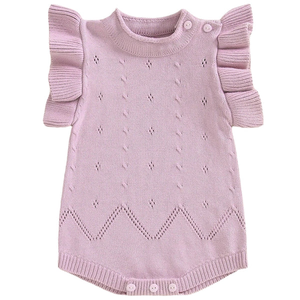 Ally Baby Girl Knit Romper