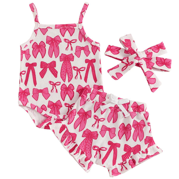 Arabella Bow Ruffle Set
