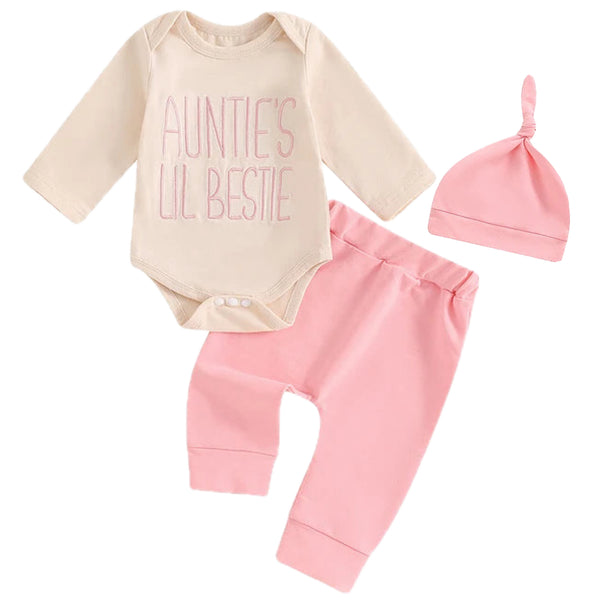 Aunties Lil Bestie Set Pink
