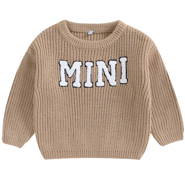 Mini Knit Jumper Beige