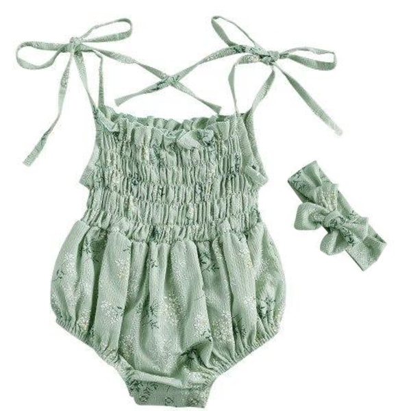 Ariana Playsuit Green