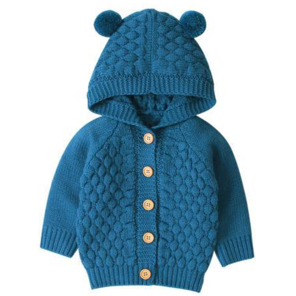 Baby Bear Knit Blue