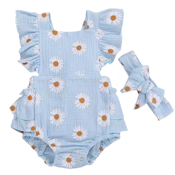 Daisy Romper Blue