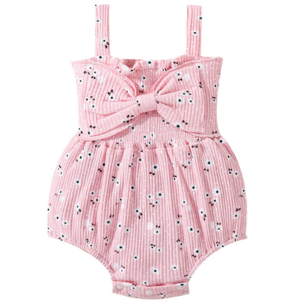 Jenny Bow Romper Berry