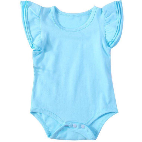 Flutter Romper Short Blue