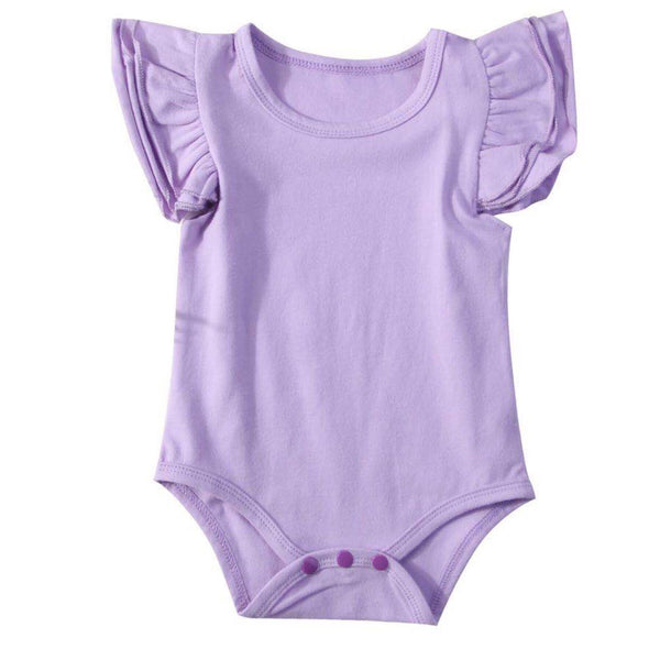 Flutter Romper Short Purple