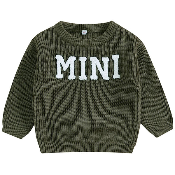 Mini Knit Jumper Green