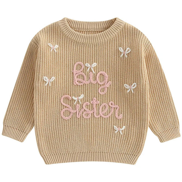 Big Sister Chunky Knit Jumper Beige